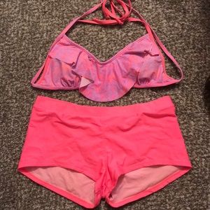 Aztec print Bathing suit/Bikini with shorts